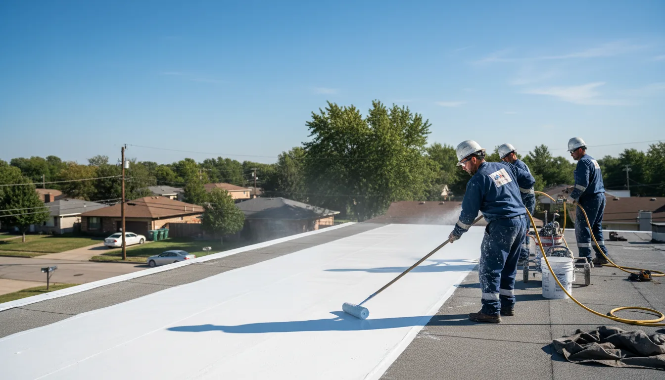 Commercial roof coating in East Freedom, PA near me